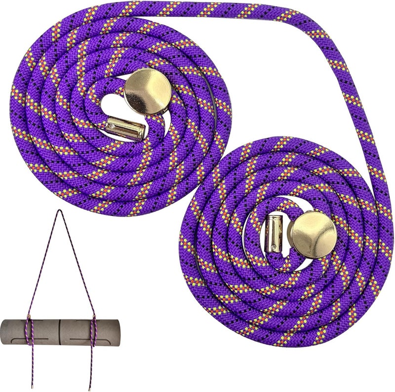 DAOSUN Yoga Mat Strap - 8MM Adjustable Paracord Carrier for Carrying Yoga Mats, Camping Pads & Blankets (Strap Only) - Image 1